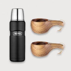 2 X KUKSA JA TERMOSPULLO 470 ML THERMOS