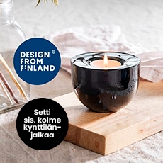 3 X KYNTTILÄNJALKA MARJA DOUBLE MUSTAHERUKKA TAPIO
