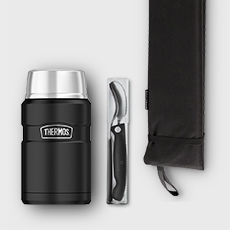 RUOKAILUVÄLINEET VICTORINOX, RUOKATERMOS THERMOS & ISTUINALU..